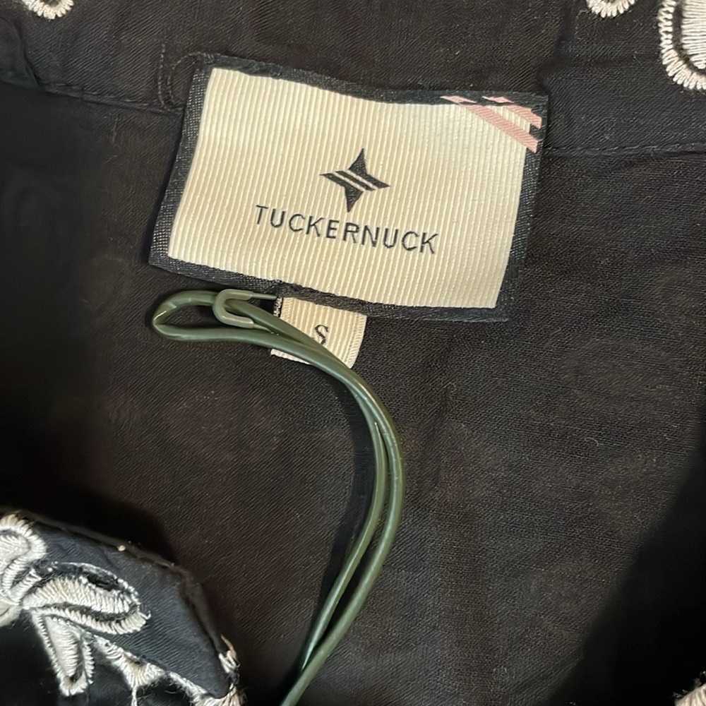 Tuckernuck Black Eyelet Lewis Dress Midi Small - Picture 4 of 7